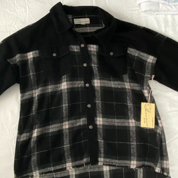 Vintage Havana Twill Plaid Shirt Jacket - NWT - Picture 5 of 7